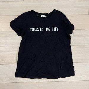 Lauren Moshi Music Is Life Bess Tee